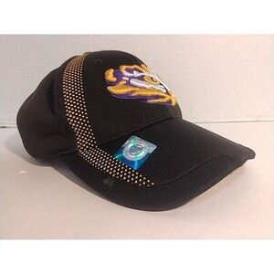 LSU Tigers Black and Gold Accented Russell Athletic Hat Cap One Size Fits All